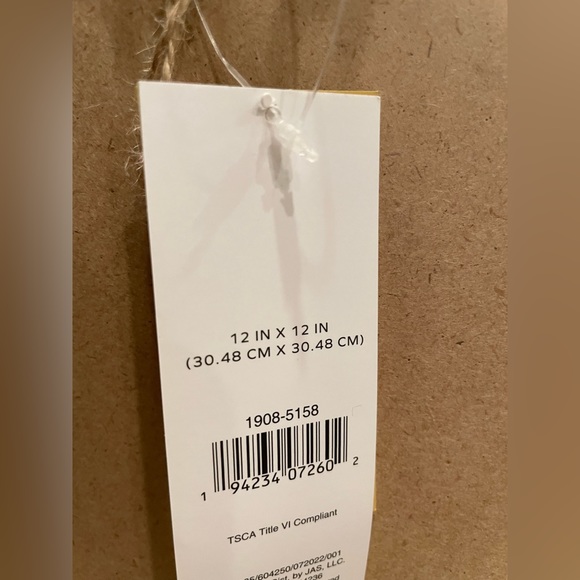 Cute Framed Wall Art with Flower NWT 12"x12" - Picture 6 of 6